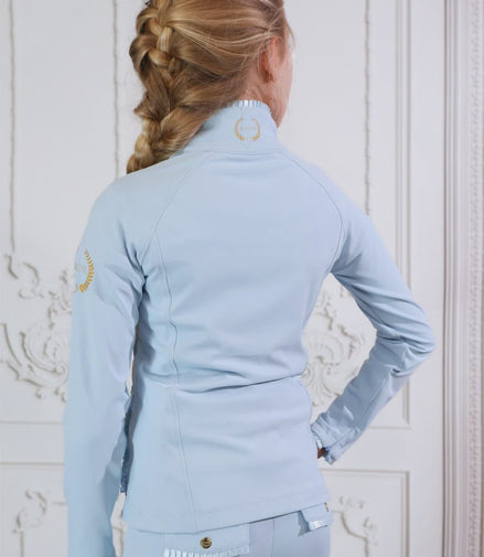 Joline Vest Meisjes Aqua Blue Kids - Maddelin Equestrian Joline