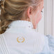 Joline Wedstrijdshirt Josephine korte mouw Aqua Blue Wedstrijdshirts - Maddelin Equestrian Joline