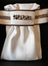 JUDI Stock Tie Rocks Rose Gold Odessa Double Dark Rose Golden Trim L Wedstrijd Accessoires - Maddelin Equestrian JUDI