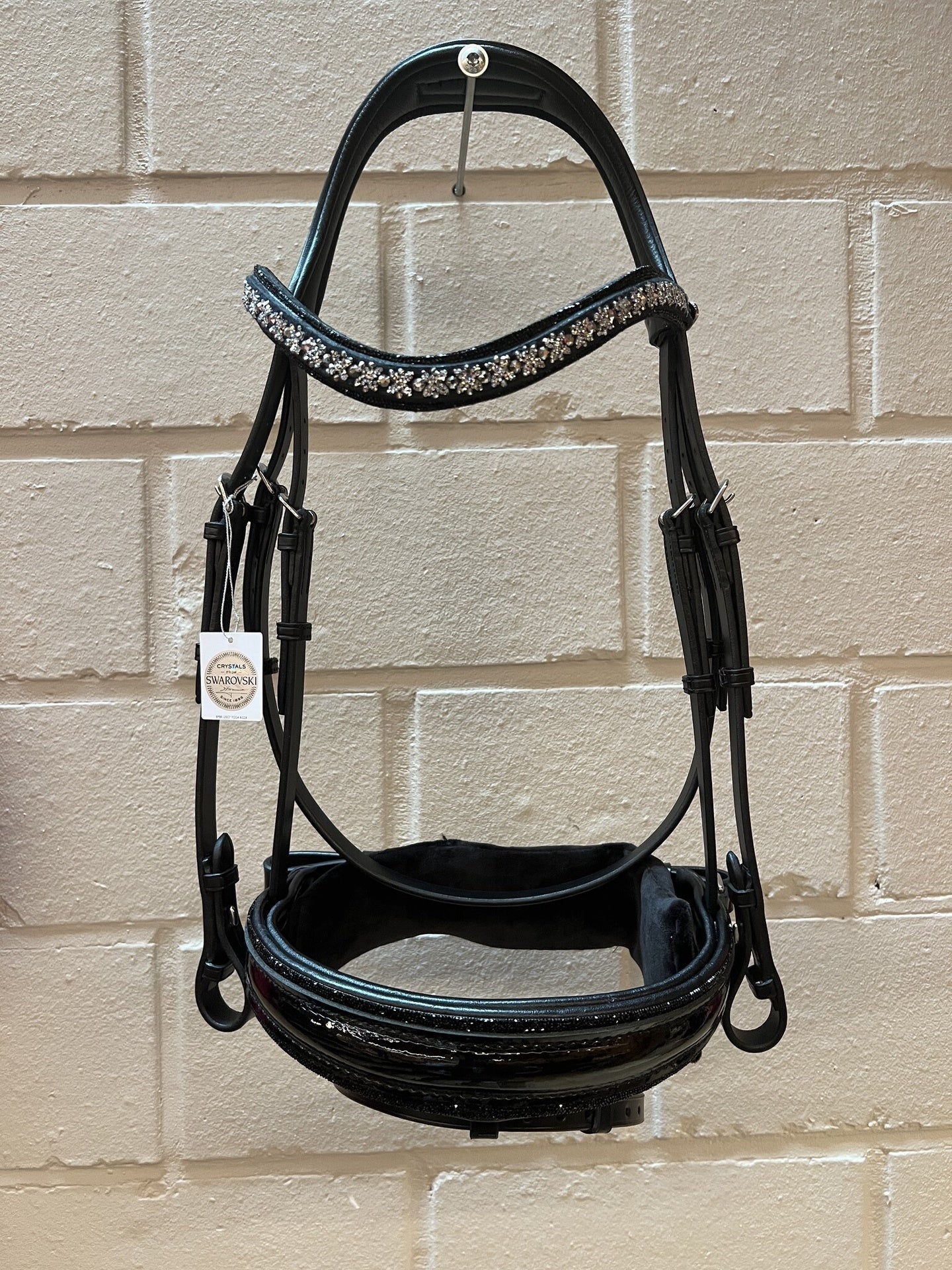 JUDI Trens Hoofdstel Traverso Rocks Black Chrome Patent Full Trenshoofdstellen - Maddelin Equestrian JUDI