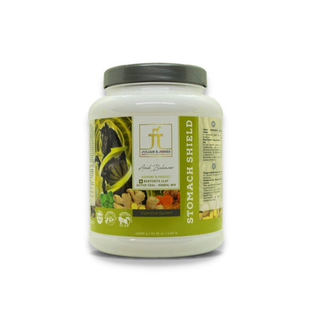 Julian & Jones Stomach Shield 1200g Voedingssupplementen - Maddelin Equestrian Julian & Jones