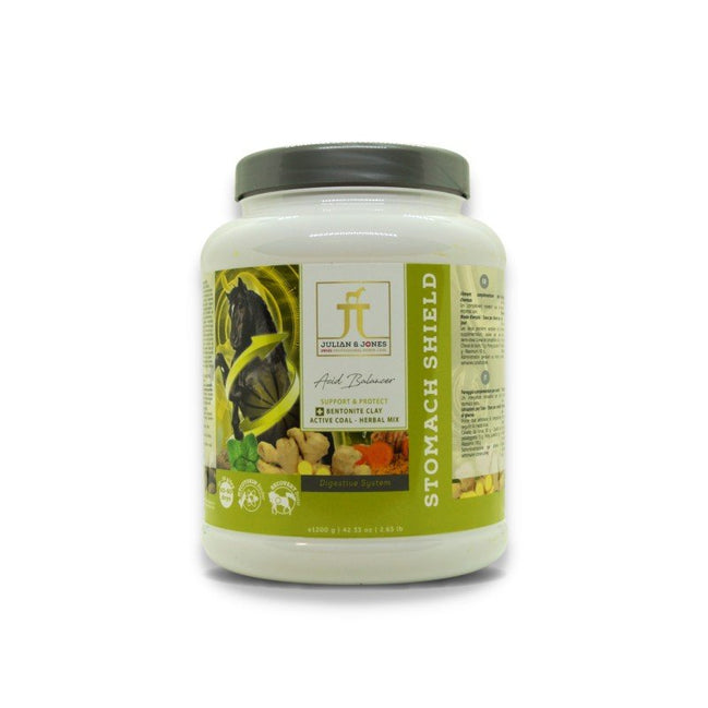 Julian & Jones Stomach Shield 1200g Voedingssupplementen - Maddelin Equestrian Julian & Jones