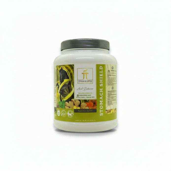 Julian & Jones Stomach Shield 1200g Voedingssupplementen - Maddelin Equestrian Julian & Jones