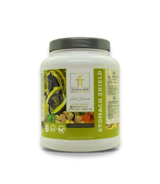 Julian & Jones Stomach Shield 1200g Voedingssupplementen - Maddelin Equestrian Julian & Jones