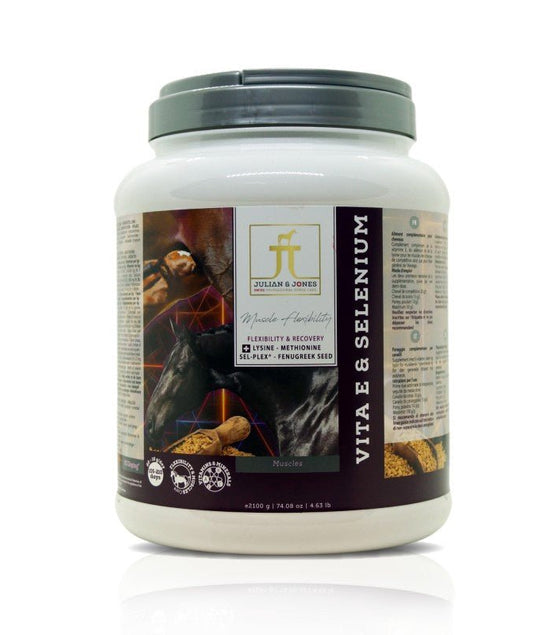 Julian & Jones Vita E & Selenium 2100gr Voedingssupplementen - Maddelin Equestrian Julian & Jones