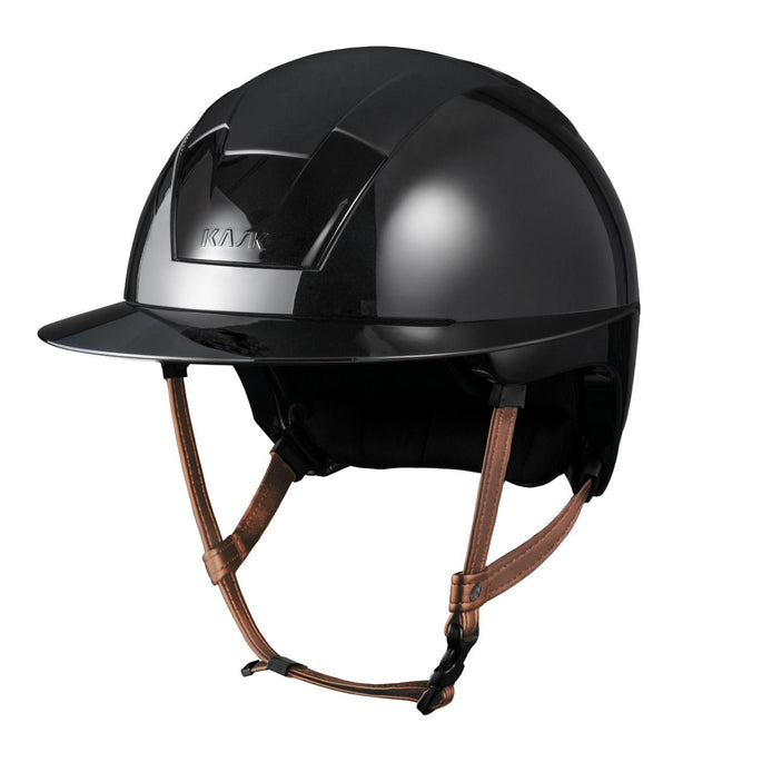 Kask Kooki Lady Light Brown Chinstrap Kask - Maddelin Equestrian Kask