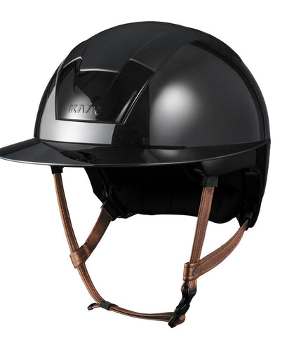 Kask Kooki Lady Light Brown Chinstrap Kask - Maddelin Equestrian Kask