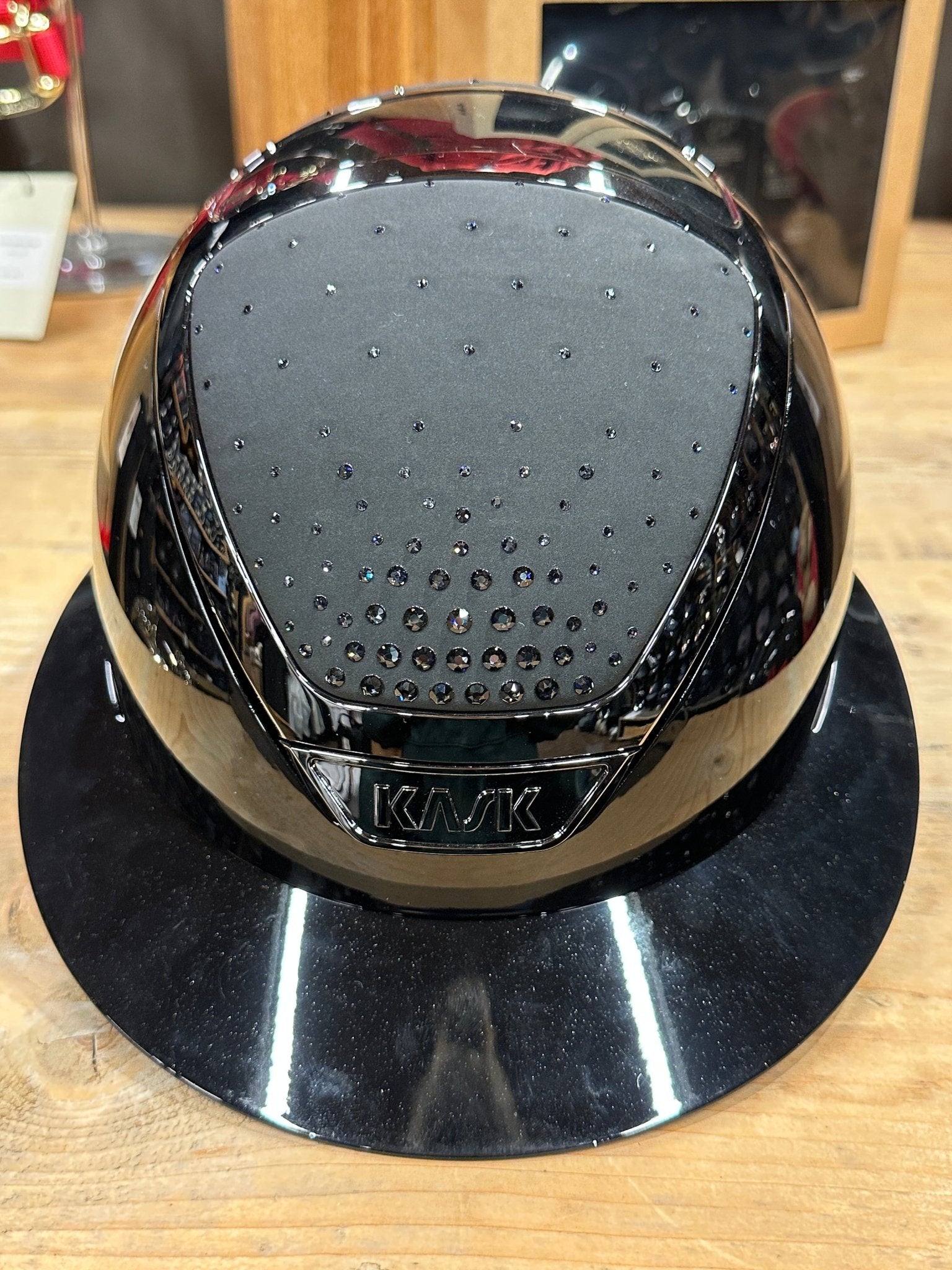 Kask Pure Shine Passage Black Graphite Kask - Maddelin Equestrian Kask