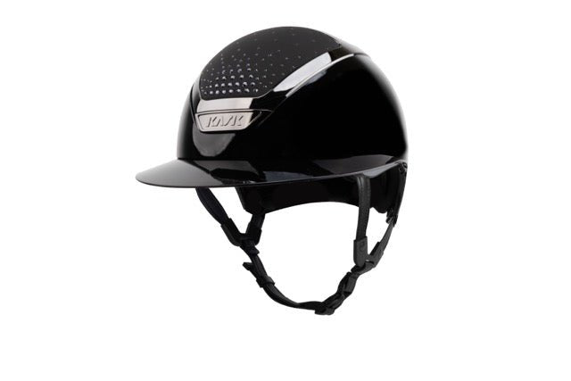 Kask Pure Shine Passage Black Graphite Kask - Maddelin Equestrian Kask