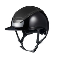 Kask Pure Shine Swarovski Frame Black Kask - Maddelin Equestrian Kask