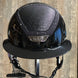 Kask Pure Shine Swarovski Frame Black Kask - Maddelin Equestrian Kask