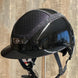 Kask Pure Shine Swarovski Frame Black Kask - Maddelin Equestrian Kask