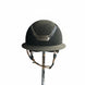 Kask Star Lady Chrome Black Crystals Carpet Black Chinstrap Light Brown Kask - Maddelin Equestrian Kask