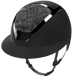 Kask Star Lady Chrome Black Swarovski Midnight Anthracite Kask - Maddelin Equestrian Kask