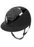 Kask Star Lady Chrome Black Swarovski Midnight Anthracite Kask - Maddelin Equestrian Kask