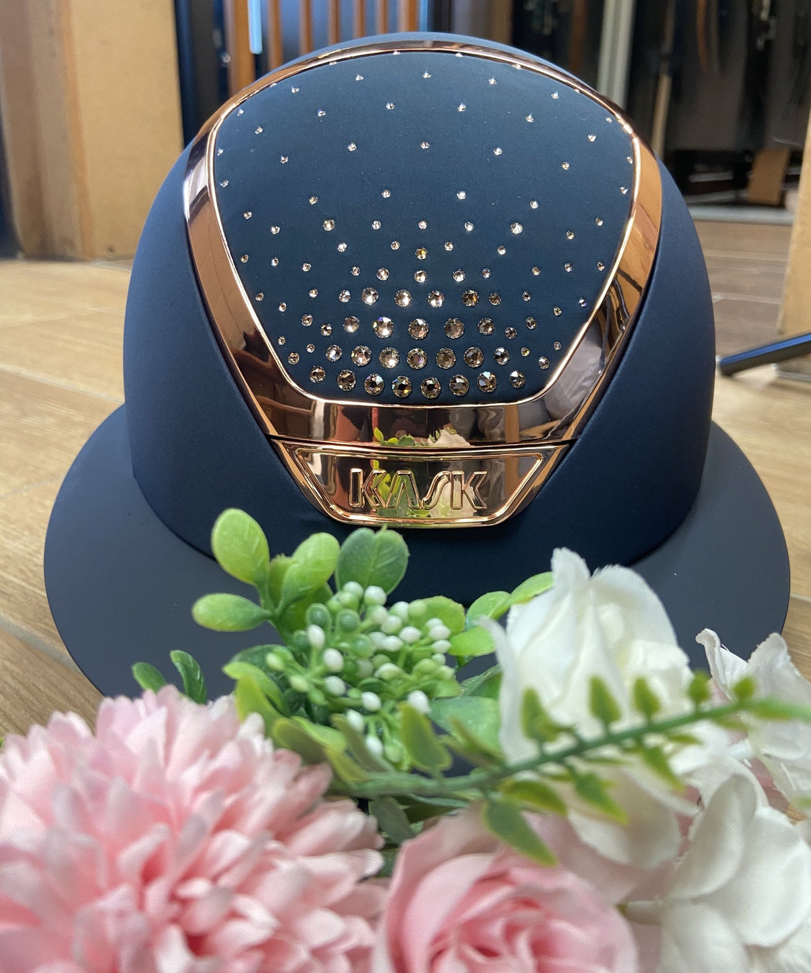 Kask Star Lady Chrome Swarovski Passage Kask - Maddelin Equestrian Kask