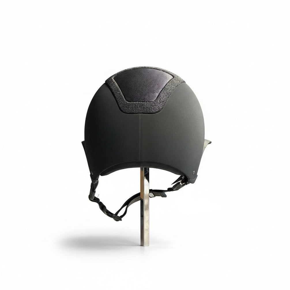 Kask Star Lady Hunter Black Crystals Frame Black Kask - Maddelin Equestrian Kask