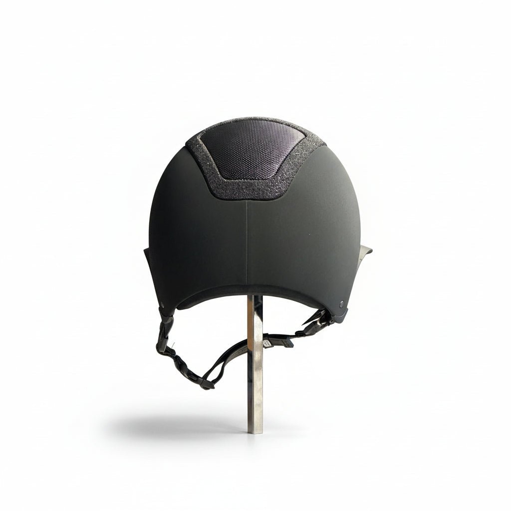 Kask Star Lady Hunter Black Crystals Frame Black Kask - Maddelin Equestrian Kask
