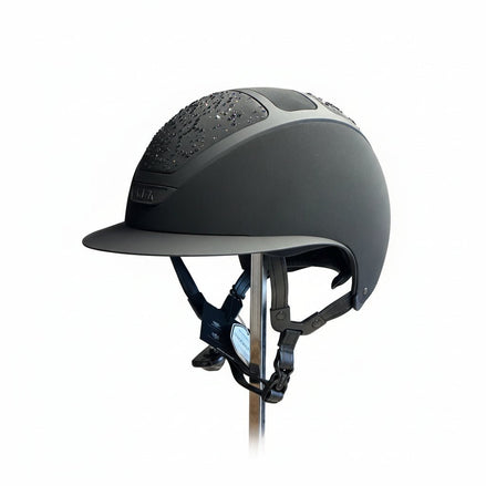 Kask Star Lady Hunter Black Vibe Black/Graphite Mix Kask - Maddelin Equestrian Kask