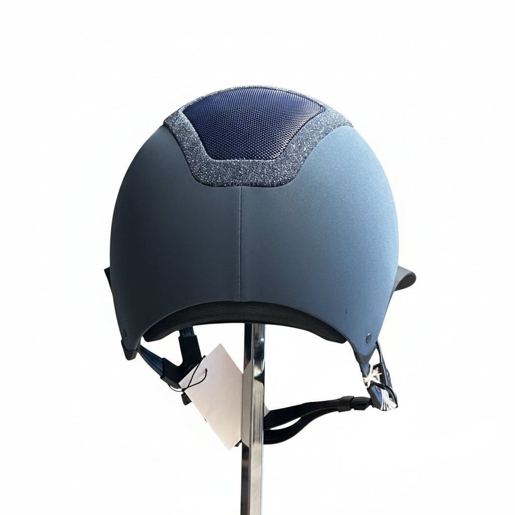 Kask Star Lady Hunter Navy Crystals Frame Navy Kask - Maddelin Equestrian Kask
