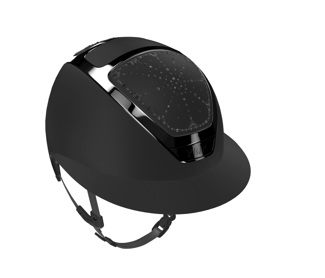 Kask Star Lady Prestige Black, Black Chrome, Riviera Black Graphite 55 Kask - Maddelin Equestrian Kask