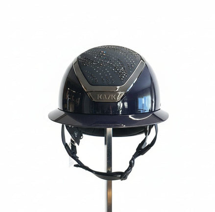 Kask Star Lady Pure Shine Atlantic Blue Chrome Black Flow Navy/Graphite Mix Kask - Maddelin Equestrian Kask