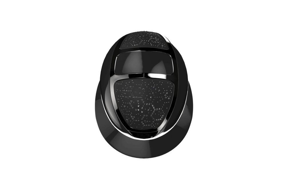 Kask Star Lady Pure Shine Black Chrome Vibe Black/Graphite Mix Kask - Maddelin Equestrian Kask
