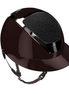 Kask Star Lady Pure Shine Espresso Chrome Black Crystal Carpet Black 57 Kask - Maddelin Equestrian Kask