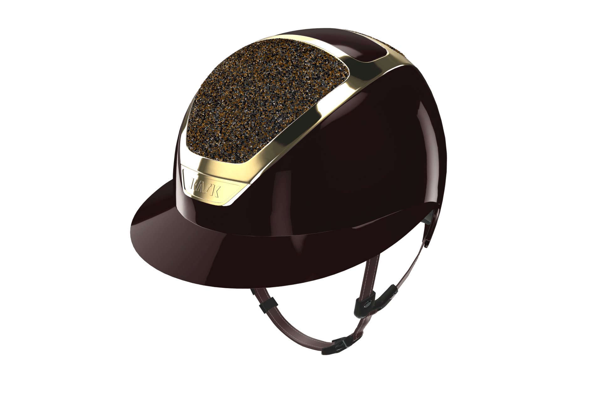 Kask Star Lady Pure Shine Espresso Crystals Midnight Mixture Kask - Maddelin Equestrian Kask
