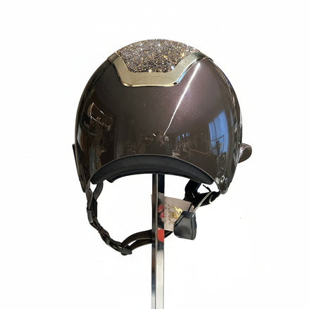 Kask Star Lady Pure Shine Espresso Crystals Midnight Mixture Kask - Maddelin Equestrian Kask