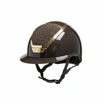 Kask Star Lady Pure Shine Espresso Crystals Midnight Mixture Kask - Maddelin Equestrian Kask
