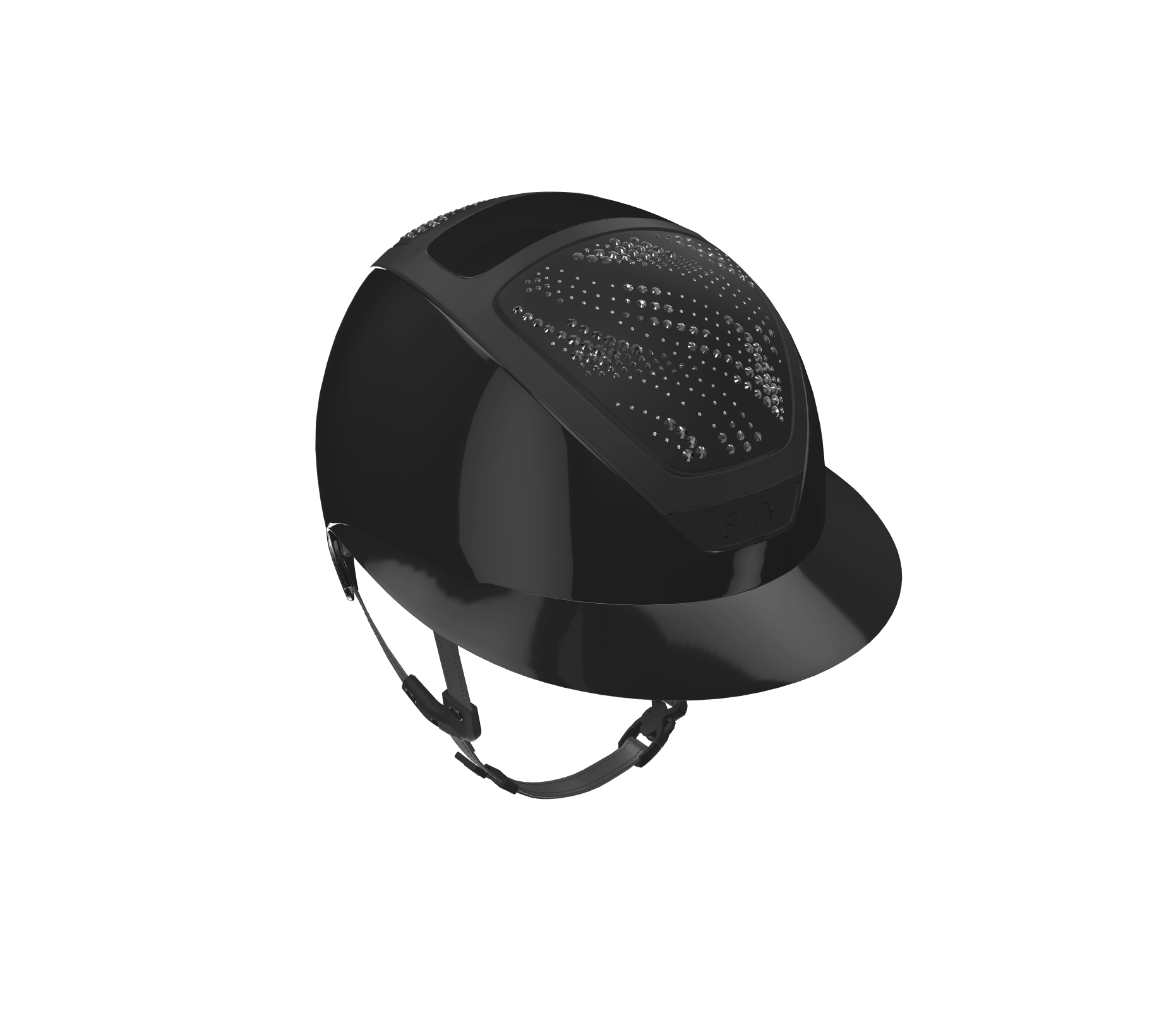 Kask Star Lady Pure Shine Frame Rubbered Black Flow Black/Graphite Mix Kask - Maddelin Equestrian Kask