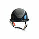 Kask Star Lady Pure Shine Frame Rubbered Black In - Out Black/Graphite swarovski Kask - Maddelin Equestrian Kask