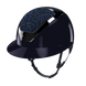 Kask Star Lady Pure Shine Navy Crystals Midnight Mixture Abisso Chrome Black Kask - Maddelin Equestrian Kask