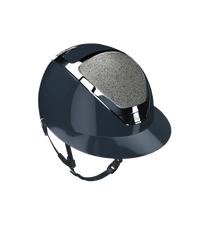 Kask Star Lady Pure Shine Navy WG11 + Swarovski Carpet Silver Kask - Maddelin Equestrian Kask