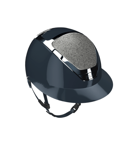 Kask Star Lady Pure Shine Navy WG11 + Swarovski Carpet Silver Kask - Maddelin Equestrian Kask