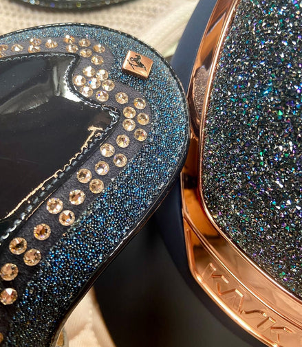 Kask Star Lady WG11 Navy Everyrose Crystal Midnight Parsh Kask - Maddelin Equestrian Kask