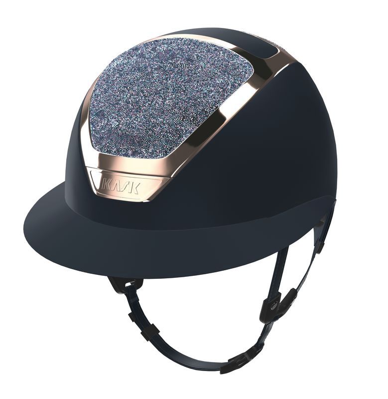 Kask Star Lady WG11 Navy Everyrose Crystal Midnight Parsh Kask - Maddelin Equestrian Kask
