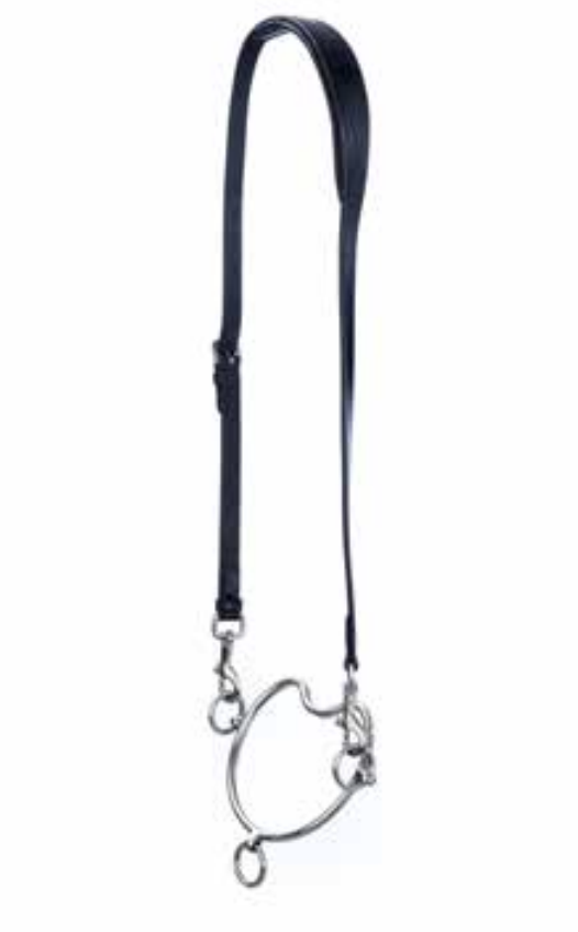 EQUI LOOK Kopriem voor hengstenbit Zwart - Full