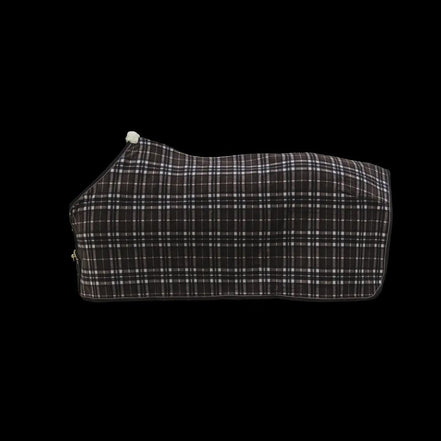 Kentucky Fleece Paardendeken Heavy Check Printing Brown Zweetdekens - Maddelin Equestrian Kentucky