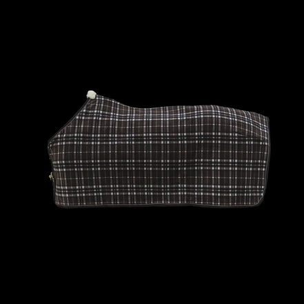 Kentucky Fleece Paardendeken Heavy Check Printing Brown Zweetdekens - Maddelin Equestrian Kentucky