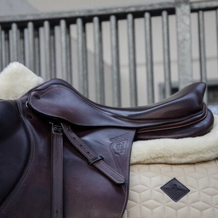 Kentucky Half Pad Impact Equalizer Sheepskin 10mm Zadelonderleggers - Maddelin Equestrian Kentucky