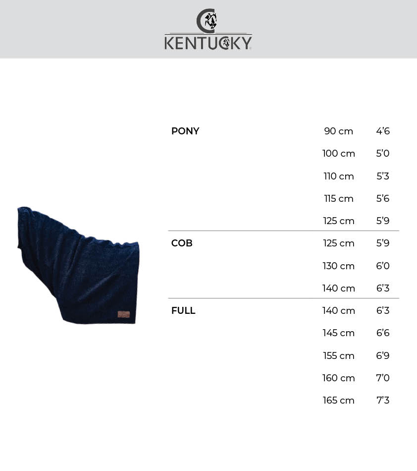 Kentucky Heavy Fleece horse scarf Zweetdekens - Maddelin Equestrian Kentucky