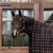 Kentucky Heavy Fleece Paardendeken Square Check Printing Brown Zweetdekens - Maddelin Equestrian Kentucky