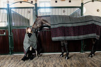 Kentucky Heavy Fleece Paardendeken Square Fish - bone Zweetdekens - Maddelin Equestrian Kentucky