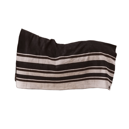 Kentucky Heavy Fleece Paardendeken Square Stripes Brown Zweetdekens - Maddelin Equestrian Kentucky