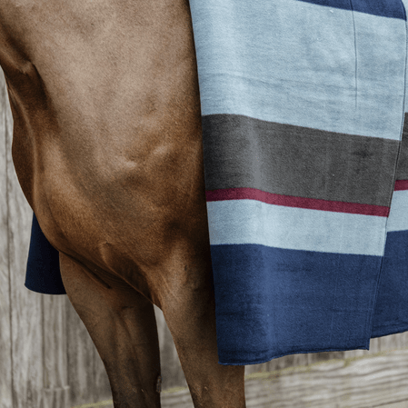 Kentucky Heavy Fleecedeken Paardendeken Square Stripes Zweetdekens - Maddelin Equestrian Kentucky