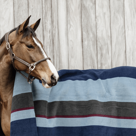 Kentucky Heavy Fleecedeken Paardendeken Square Stripes Zweetdekens - Maddelin Equestrian Kentucky