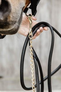 Kentucky Leather Chain Lead 270cm Touwen - Maddelin Equestrian Kentucky