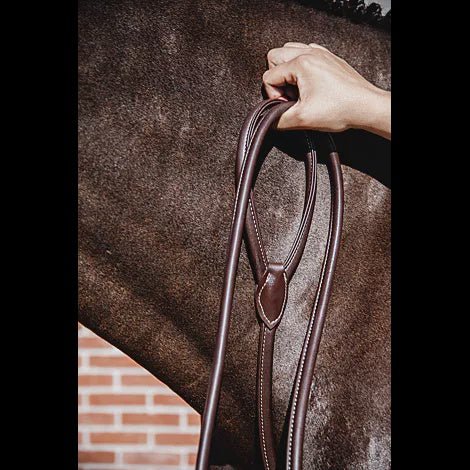 Kentucky Leather Chain Lead 270cm Touwen - Maddelin Equestrian Kentucky